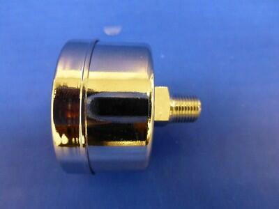 Marshall Gauge 0-15 psi Fuel Pressure Oil Pressure Gauge Black 1.5" Diameter