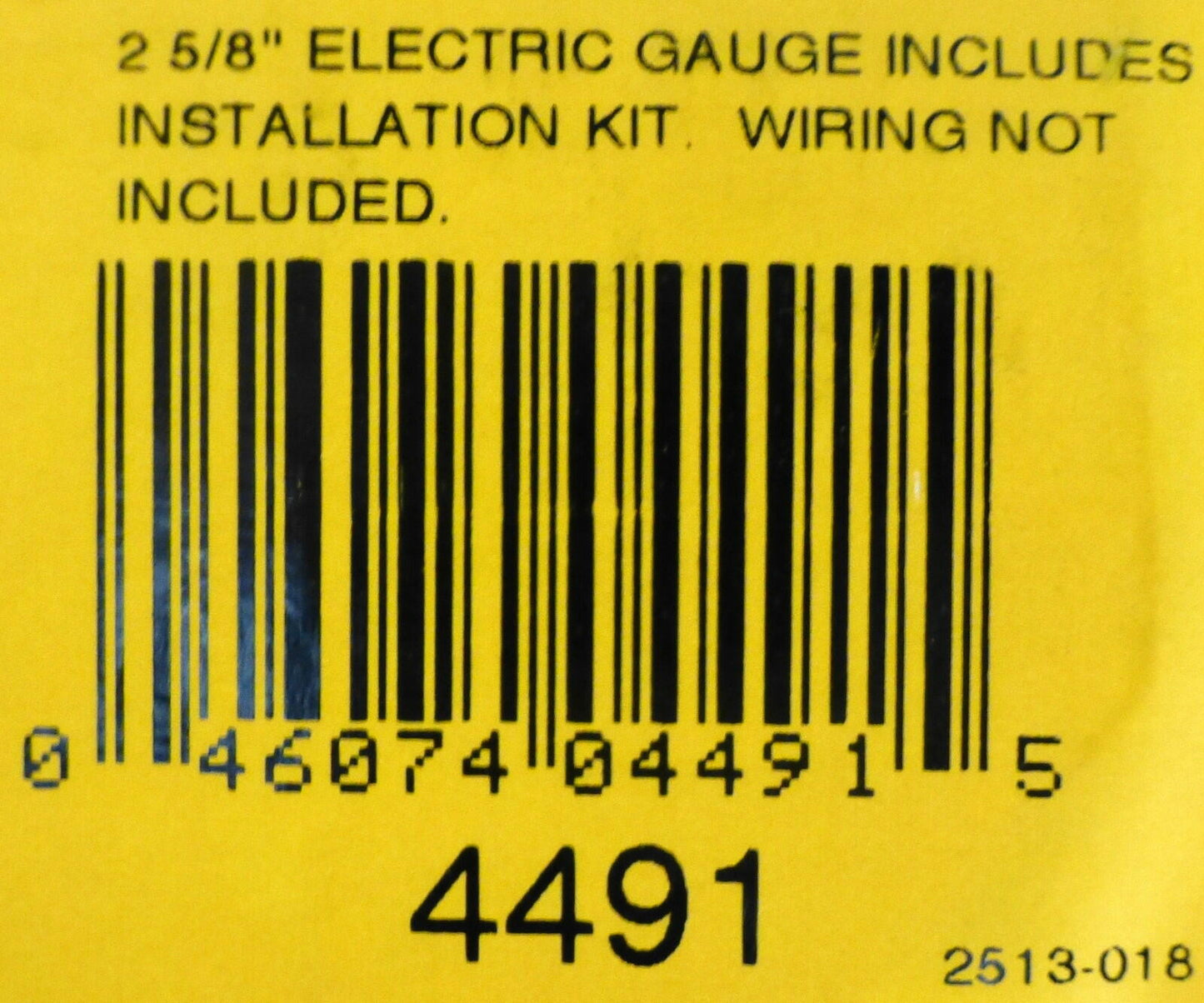 Auto Meter 4491 Ultra Lite Voltmeter Volt Meter Gauge 2 5/8 8 - 18 Volts