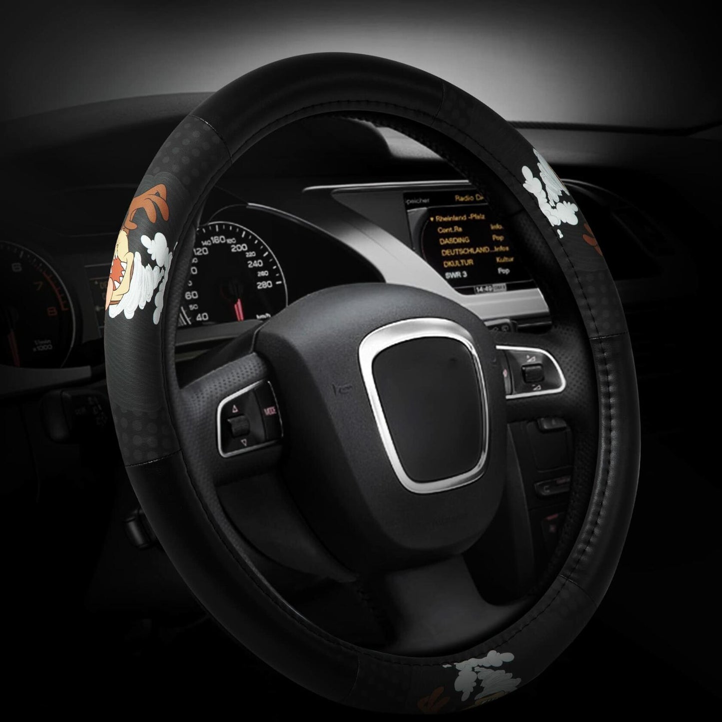 Plasticolor 006792R01 Looney Tunes Taz Tornado Speed Grip Steering Wheel Cover