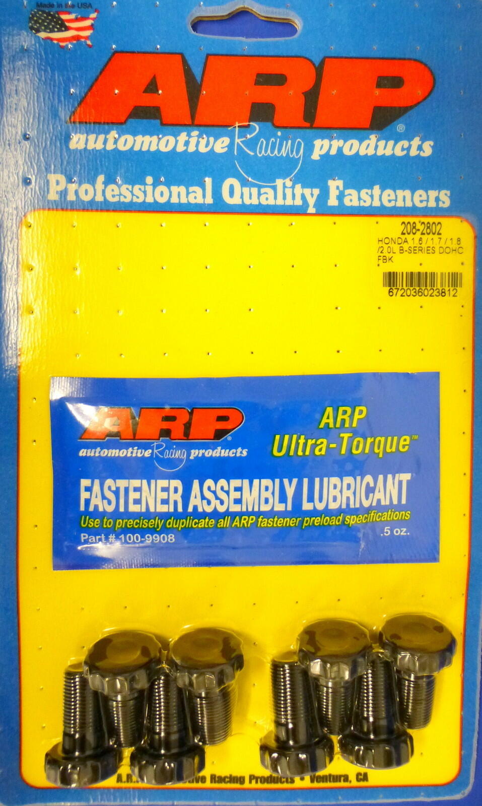 ARP 208-2802 Flywheel Bolt Kit Civic Integra CRX CRV DOHC B16 B17 B18 B20 B18C