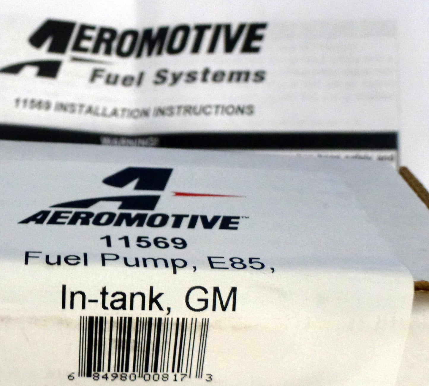 Aeromotive 11569 340 LPH Stealth In-Tank E85 Fuel Pump Chevy Pontiac Center Inle