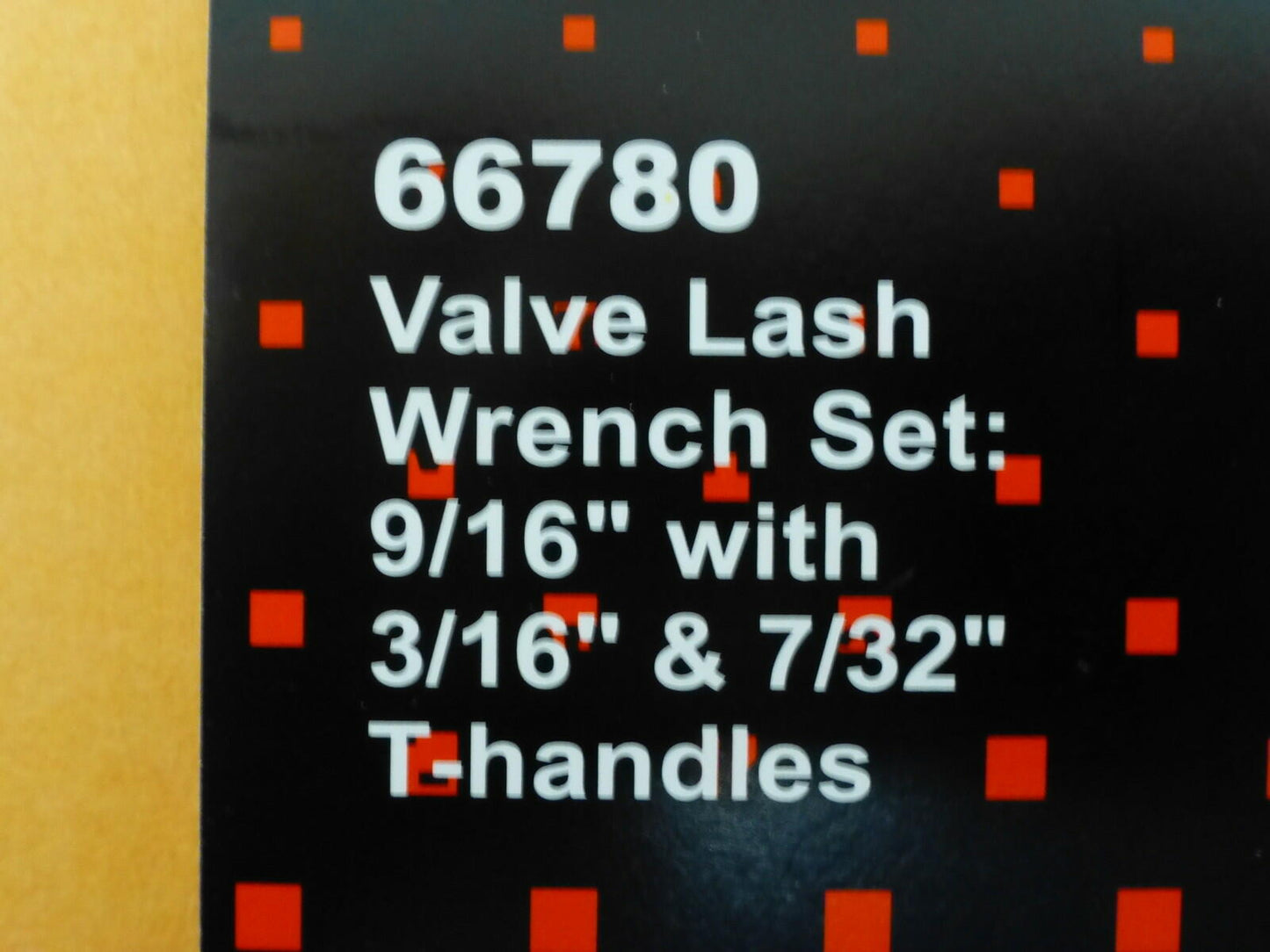Proform 66780 Valve Lash Adjusting Tool Set Wrench Nut 9/16 T-Handle 3/16 7/32