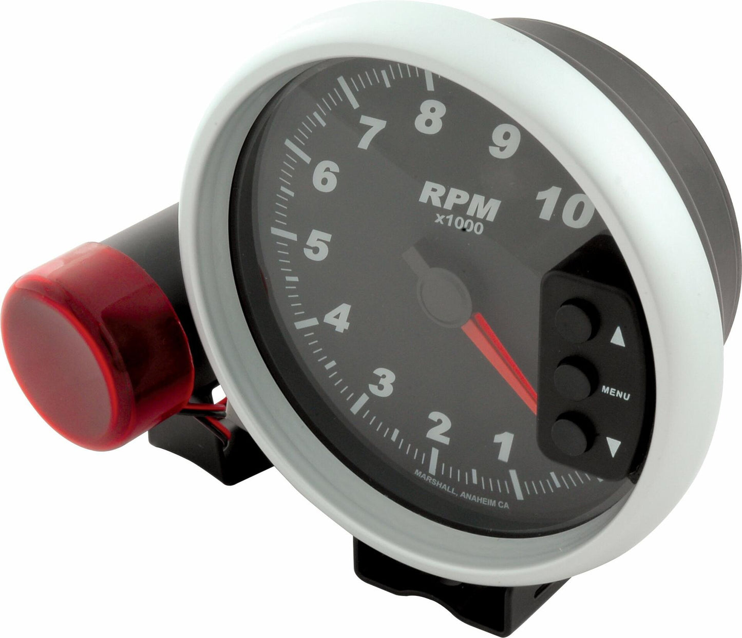 Marshall 3096 5" Tachometer 10,000 RPM Memory Tach with Recal Shift Light