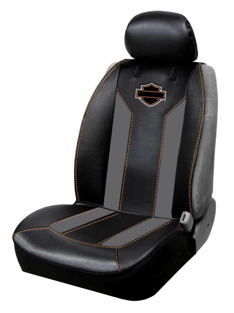 Harley-Davidson Deluxe B&S B&S Sideless 3-Piece Seat Cover, Black – Single