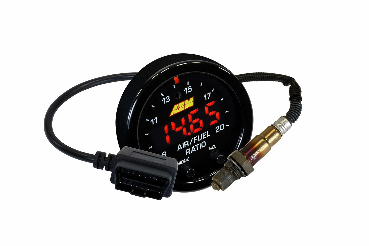 AEM 30-0334 X-Series Wideband UEGO AFR Sensor Controller Gauge with OBD2