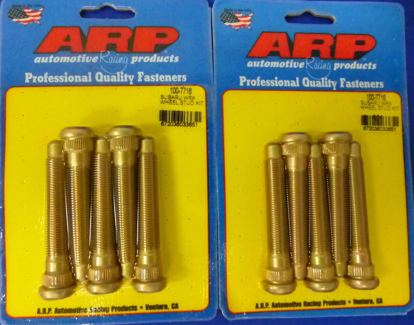 ARP 100-7716 Extended Wheel Stud 2 5-Pak Kit 10 pcs for Subaru Impreza WRX STi