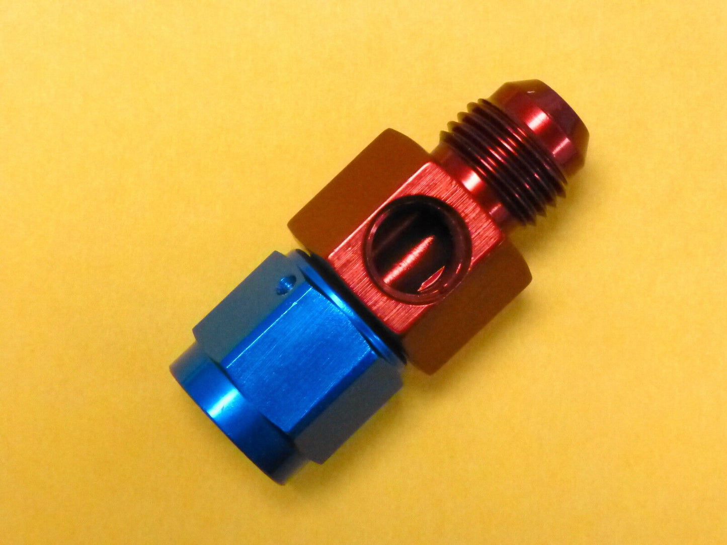 Russell 670340 - 6 AN Fuel Pressure Take Off 1/8" NPT Side Port Fitting AN6 #6