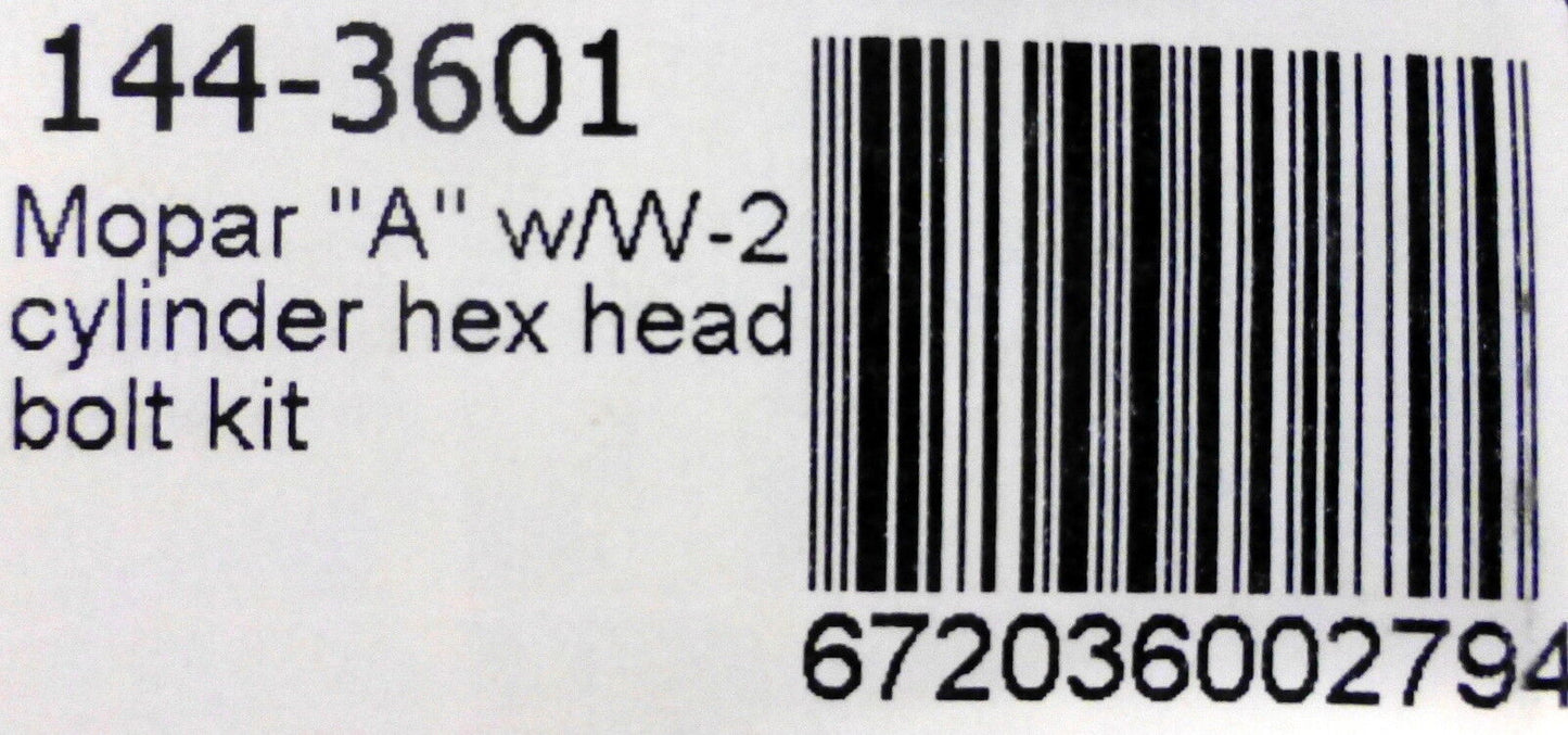 ARP 144-3601 Head Bolt Kit Mopar Chrysler Small Block LA 273 318 340 360 W2 W-2
