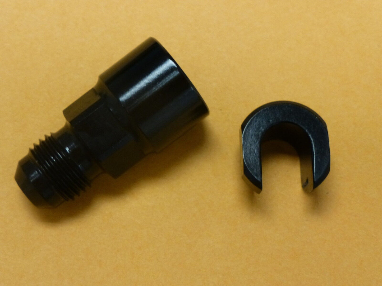 Russell 644123 EFI Fuel Fitting -6 AN Male to 3/8" SAE Hardline Screw On Type