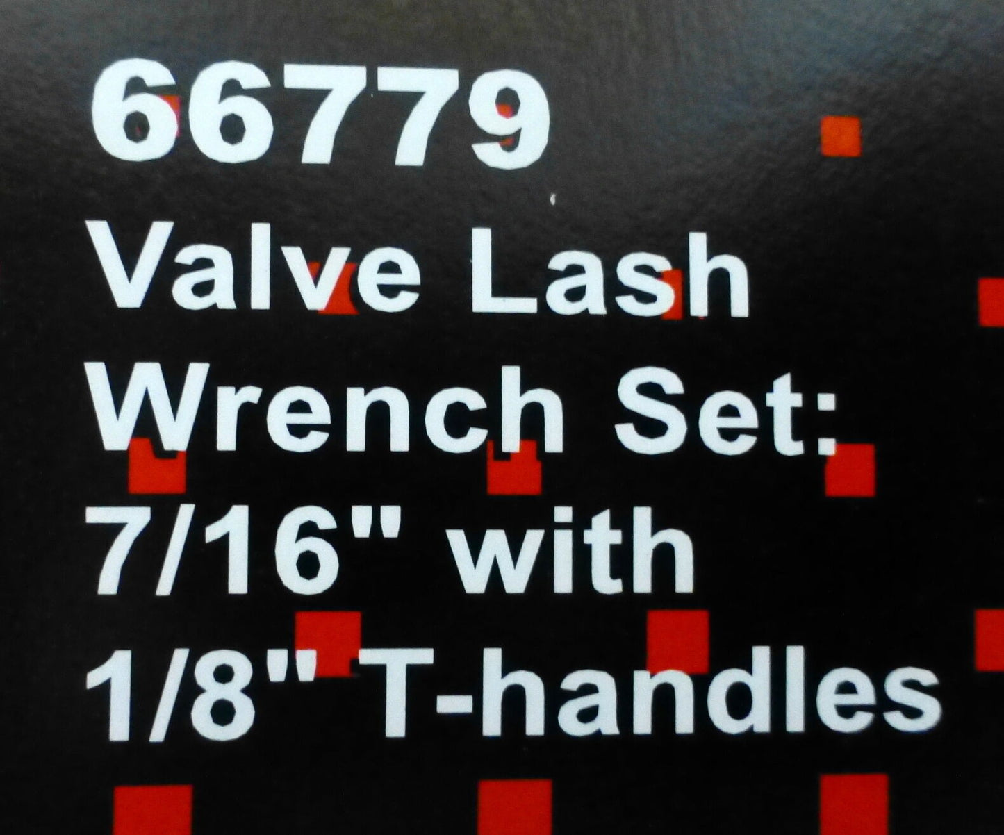 Proform 66779 Valve Lash Adjusting Tool Set Wrench Nut 7/16 T-Handle 1/8"