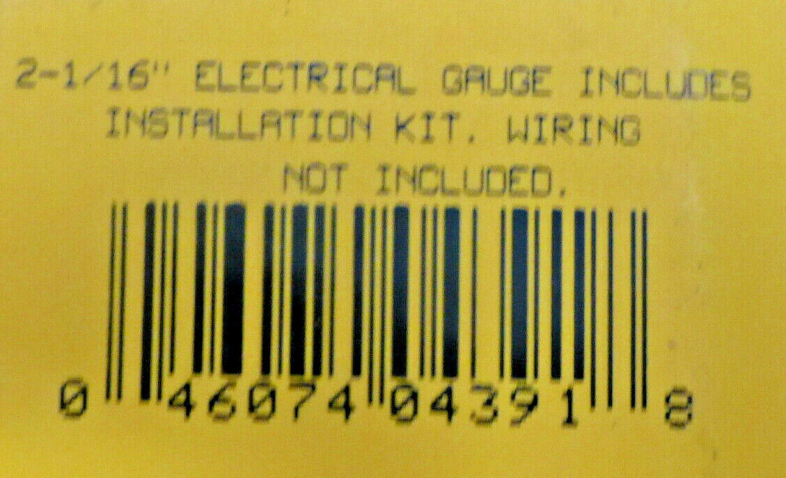 Auto Meter 4391 Ultra Lite Voltmeter Volt Meter Gauge 2 1/16 8 - 18 Volts
