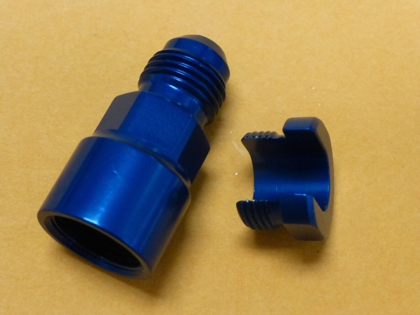 Russell 644110 EFI Fuel Fitting -6 AN Male to 5/16" SAE Hard Line Screw On Type