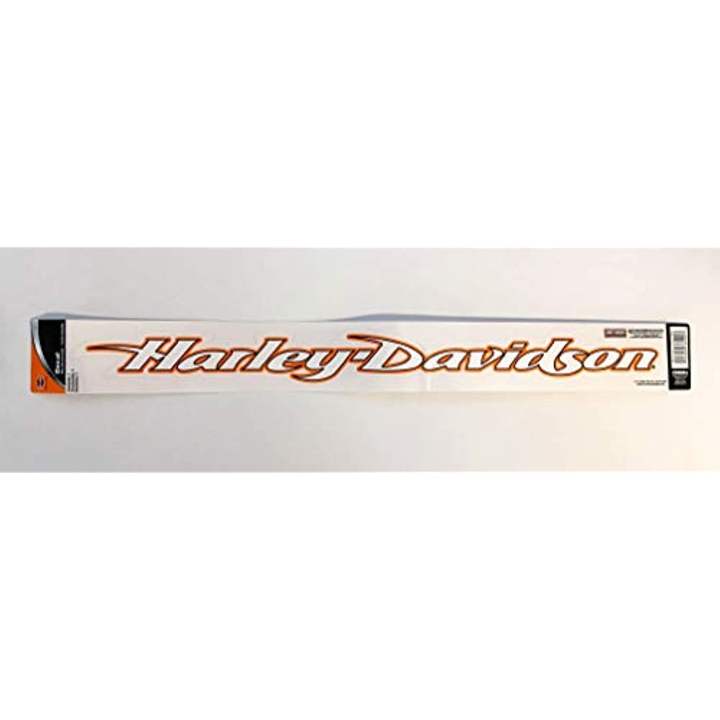 Chroma 33400 Orange Harley Davidson Script Windshield Decal 20 1/2" x 2"