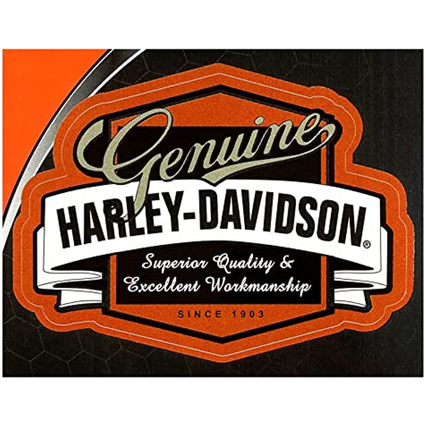 25117 Harley-Davidson Genuine 4" x 5" Vintage Aged Look Badge Decal