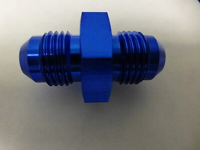 Russell 660350 Male Union Adapter Male Flare Fitting AN6 -6 # 6 6AN Blue