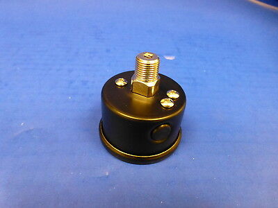 Marshall Gauge 0-30 psi Fuel Pressure Oil Pressure 1.5" Midnight Black Liquid