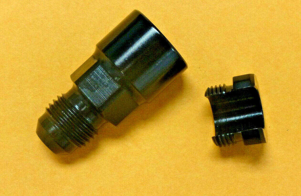 Russell 644113 EFI Fuel Fitting -6 AN Male to 5/16" SAE Hardline Screw On Type