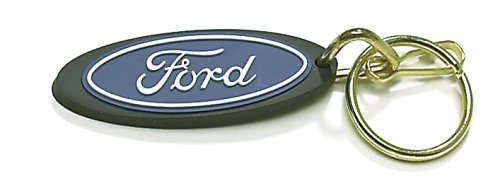 Plasticolor 4138 Ford Oval Vinyl Rubber Key Chain