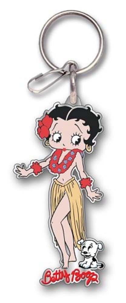 Plasticolor 4174 Betty Boop Aloha Enamel Keychain