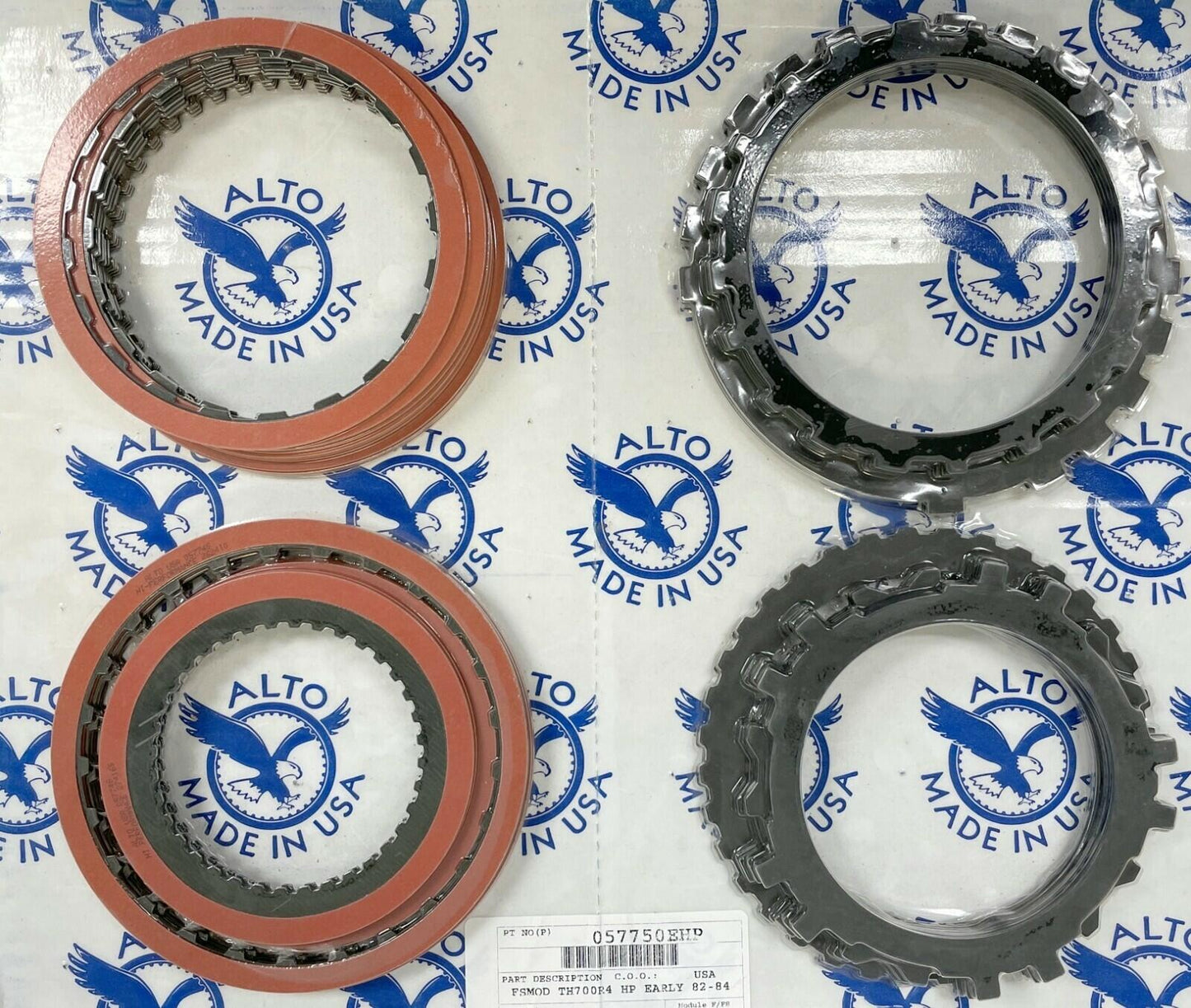 GM TH700R4  4L60 1982-84 Alto Transmission Master Rebuild Kit Red Eagle Kolene