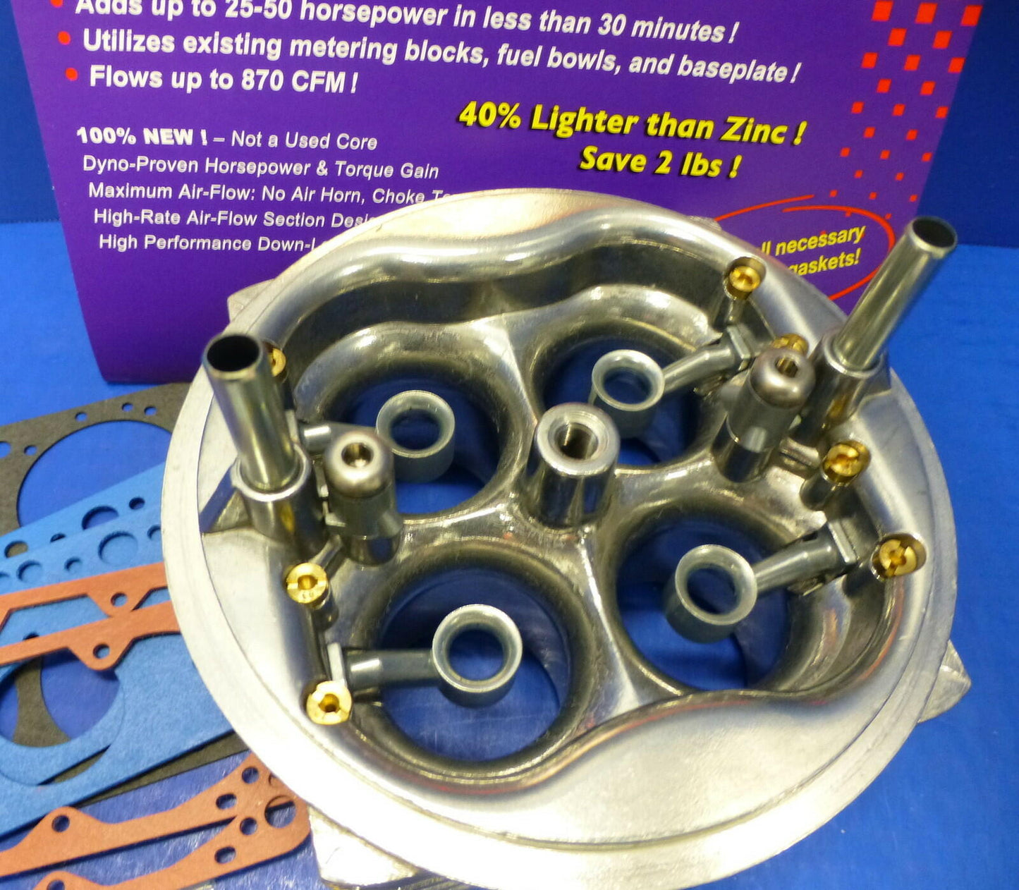 Proform 67100C Replacement Holley Carburetor Main Body 4150 650 700 750 800 CFM