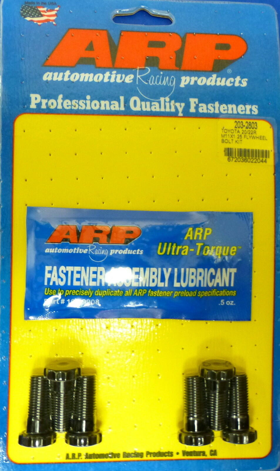 ARP 203-2803 Pro Flywheel Bolts Toyota 2.2L 2.4L 20R 22R M11 x1.25 Truck Celica