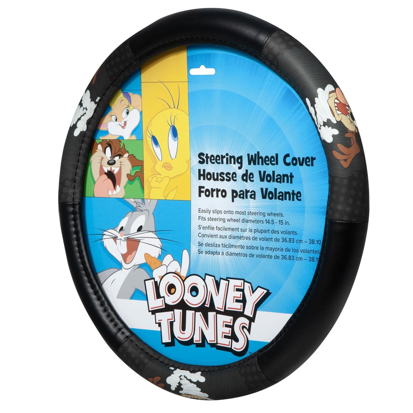Plasticolor 006792R01 Looney Tunes Taz Tornado Speed Grip Steering Wheel Cover
