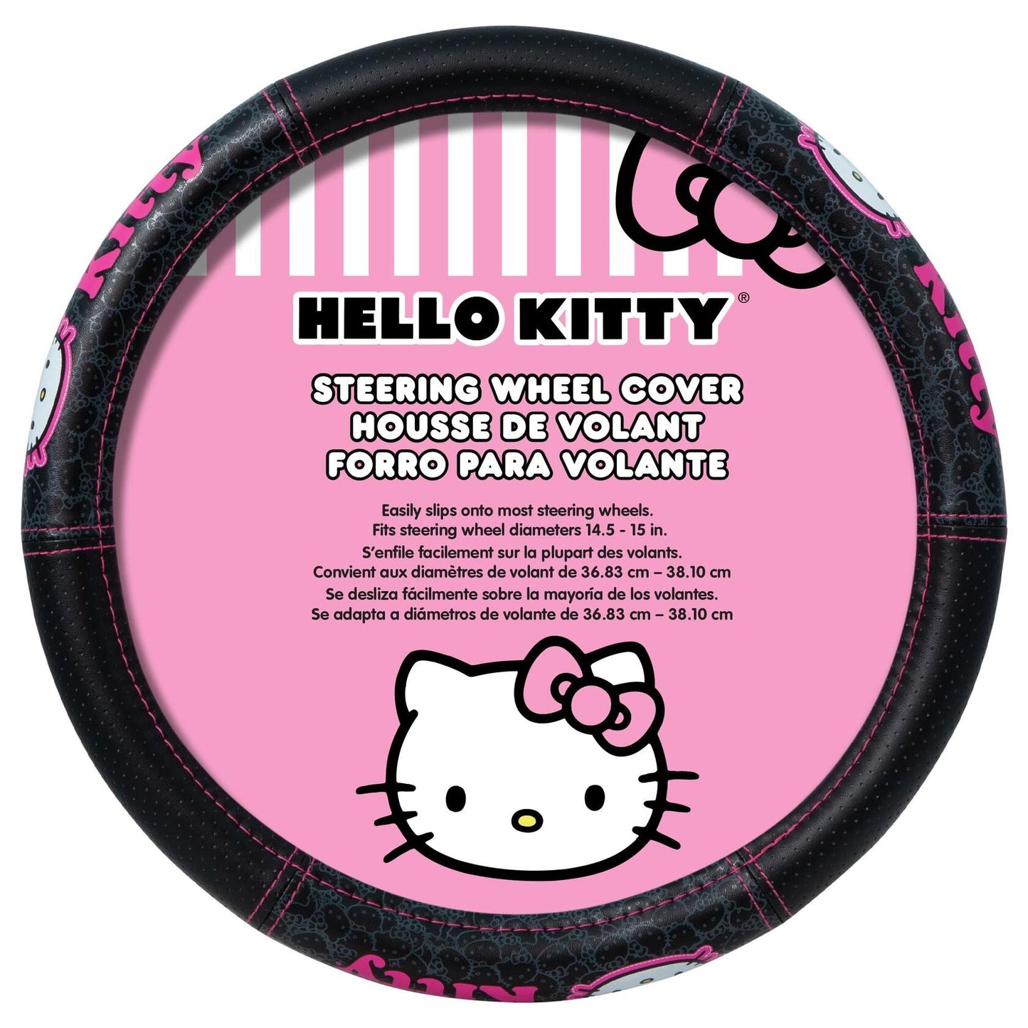 Plasticolor 006785R01 Hello Kitty Collage Speed Grip Steering Wheel Cover