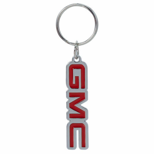 Plasticolor 004578R01 GMC Enamel Key Chain Red & Chrome