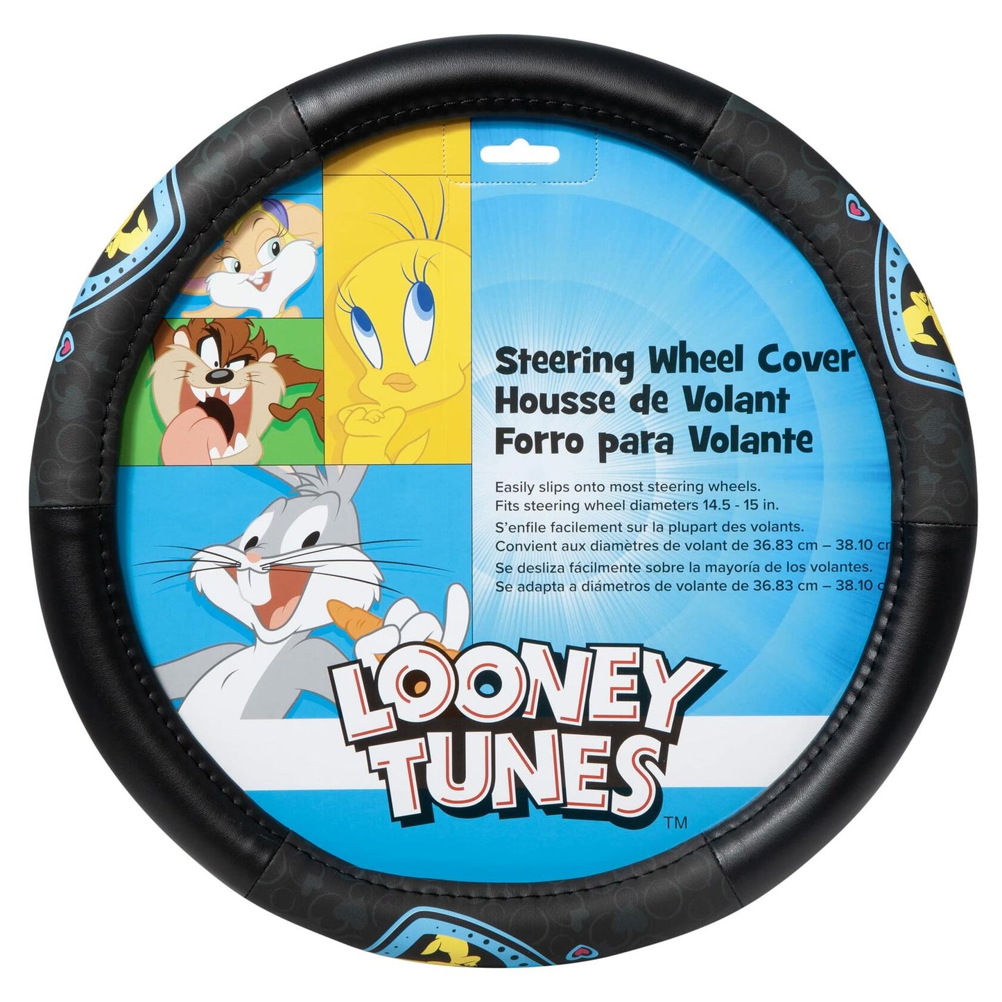 Looney Tunes Tweety Bird with Hearts Sped Grip Steering Wheel Cover