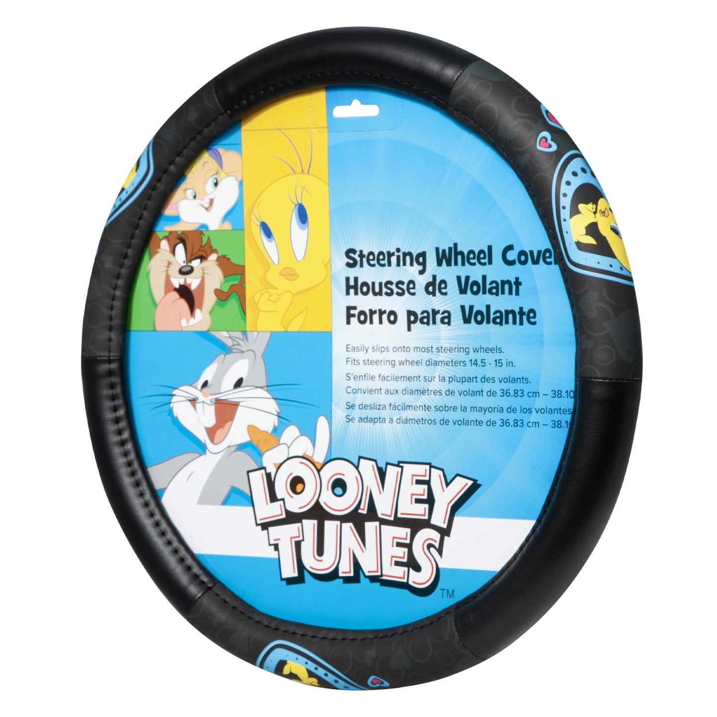 Looney Tunes Tweety Bird with Hearts Sped Grip Steering Wheel Cover