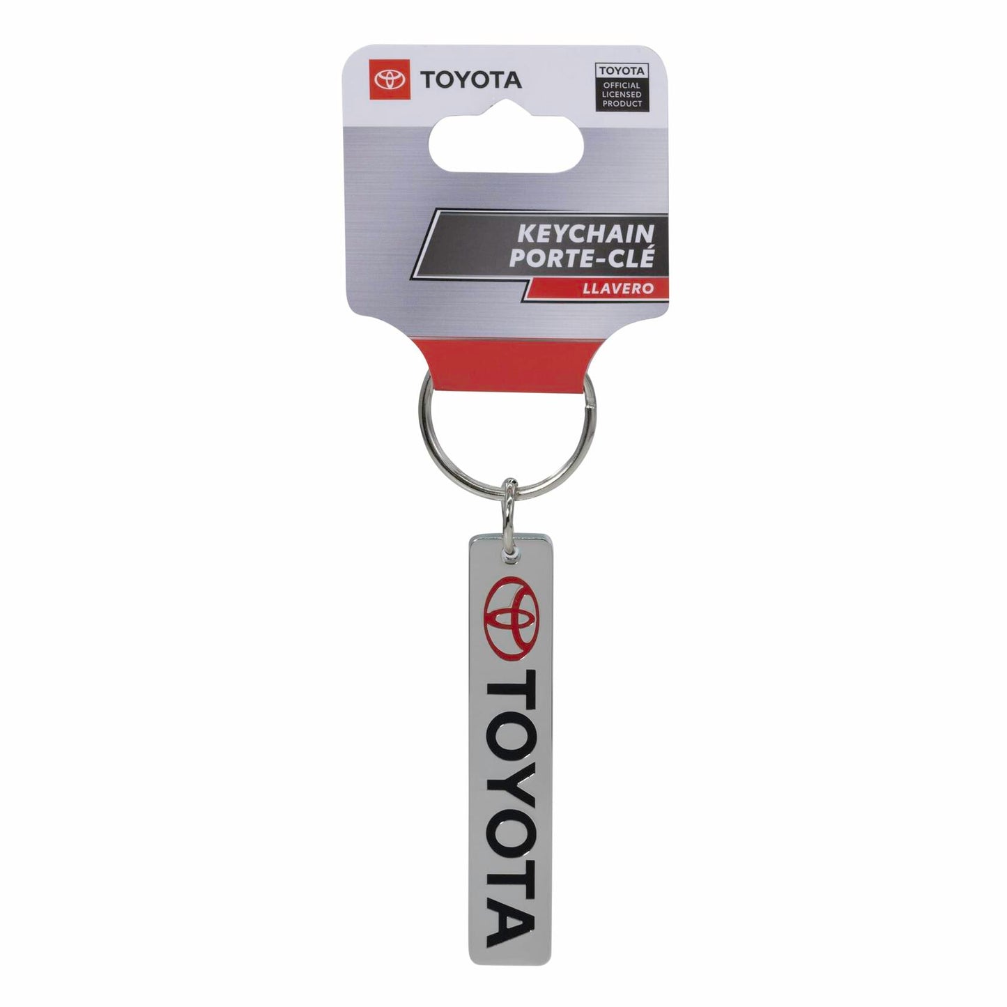 Plasticolor 004619R01 Toyota Ellipses Logo with Script Metal Enamel Key Chain