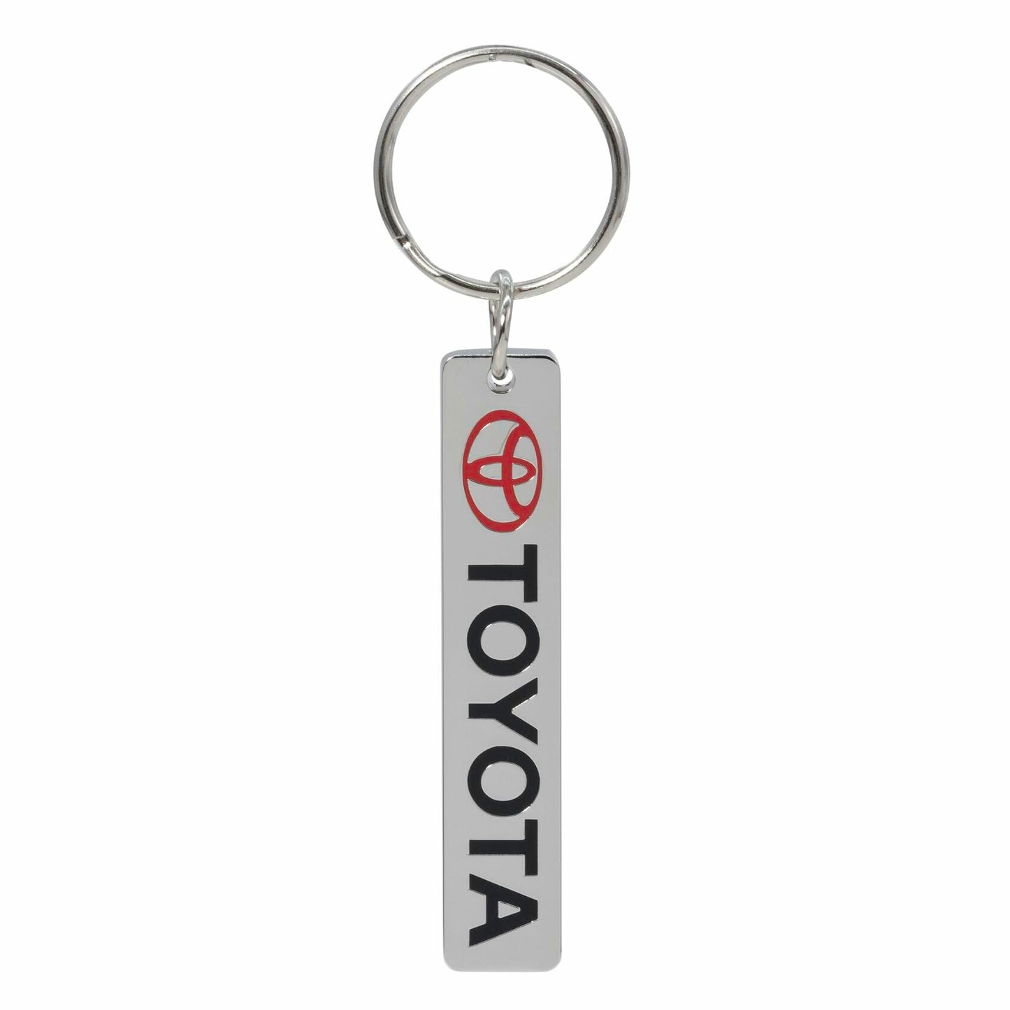 Plasticolor 004619R01 Toyota Ellipses Logo with Script Metal Enamel Key Chain