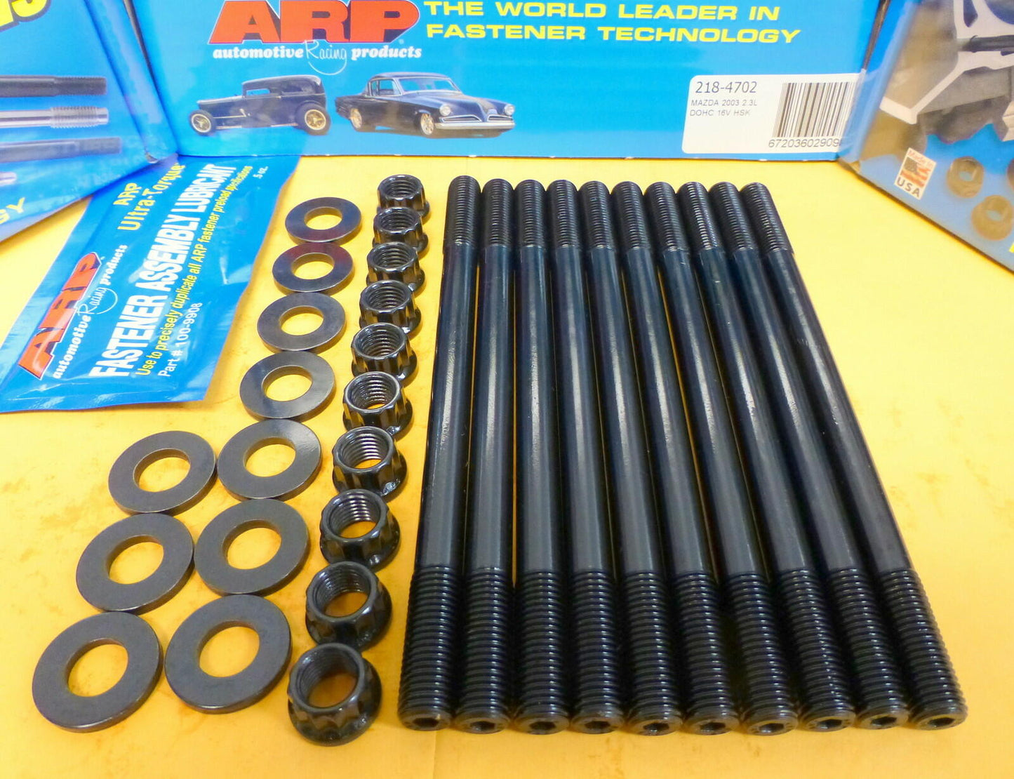 ARP 218-4702 Head Stud Kit Mazda 3 2.3L DOHC 16 Valve MZR DISI Turbo 2003 and Up
