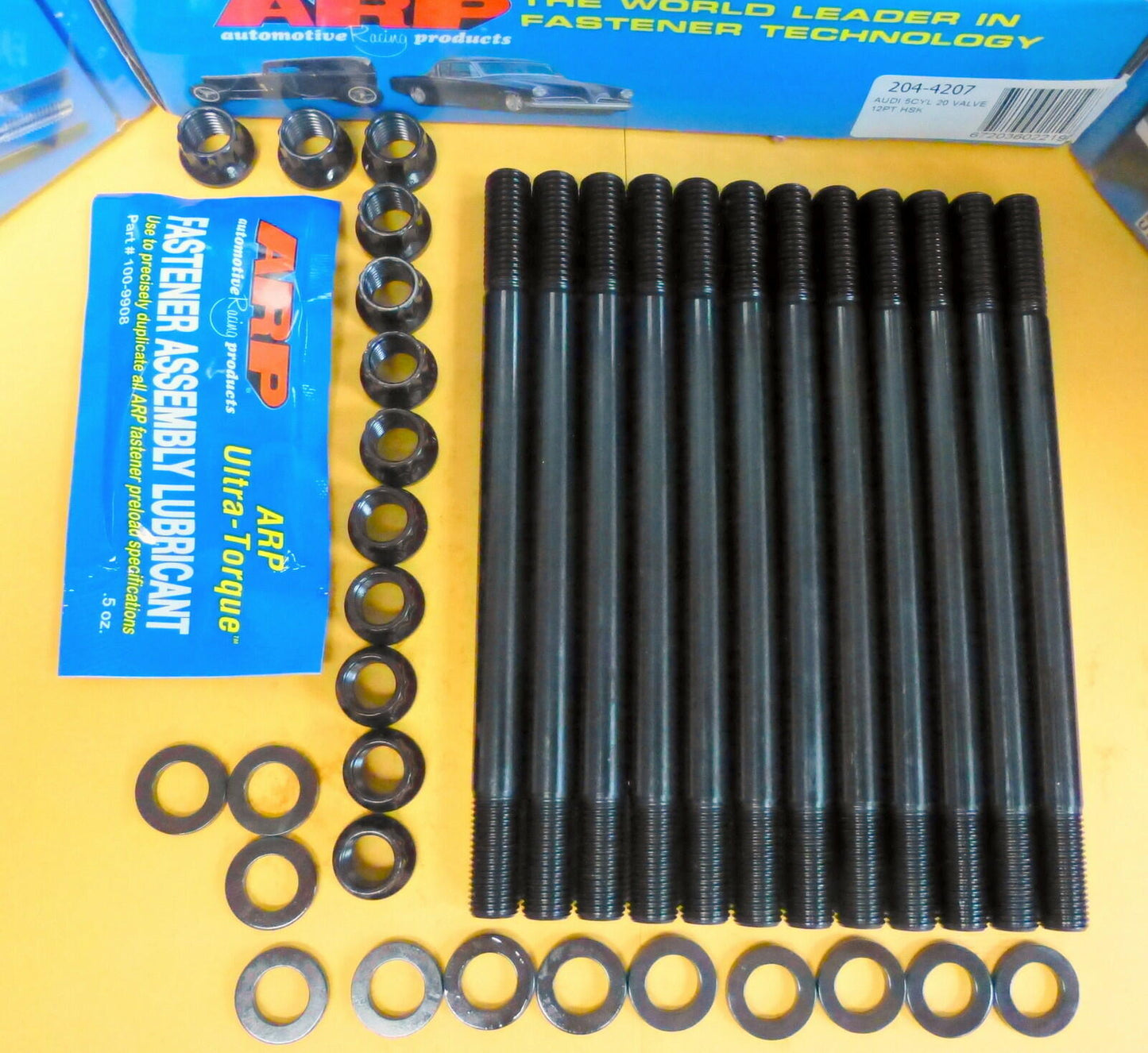ARP 204-4207  VW Audi 5 Cylinder 20 Valve S4 S6 Quattro Head Stud Kit 12 point
