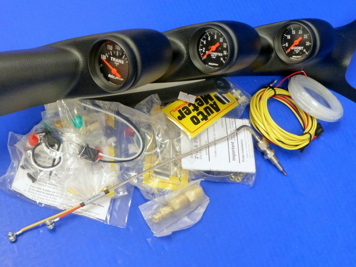 Auto Meter Ford Super Duty Diesel  Powerstroke Triple Gauge Pillar Pod 1999-07