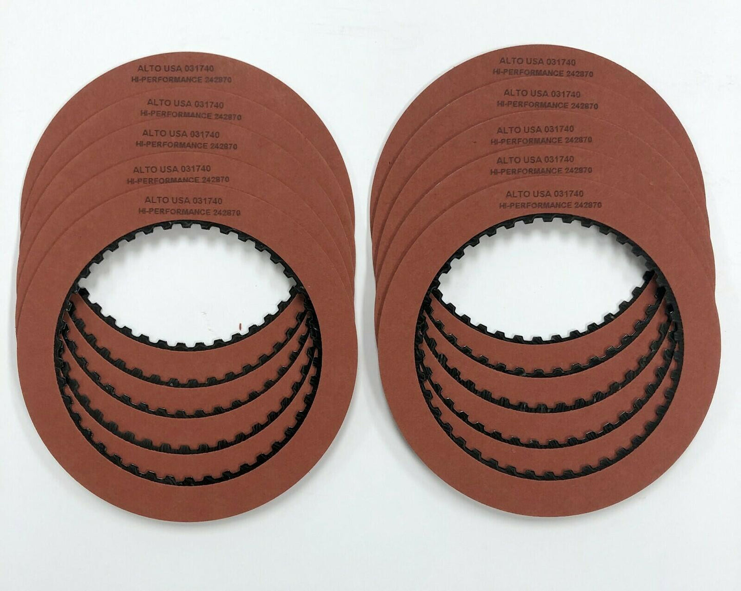 Alto TH400 4L80E Red Eagle Forward and Direct Clutch Friction Rebuild kit 10 pcs