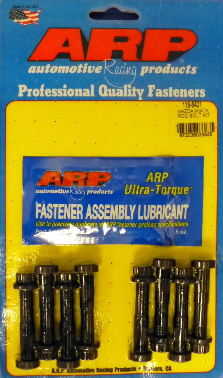 ARP 118-6401 Rod Bolt Kit Mazda Miata 1.6L 1.8L B6 BP DOHC 1990-2005