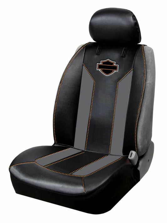Harley-Davidson Deluxe B&S B&S Sideless 3-Piece Seat Cover, Black – Single