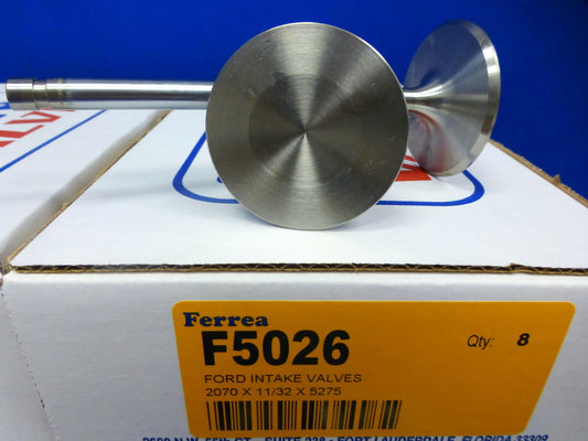Ferrea 5000 Stainless Valves Ford 351C Cleveland  2 Barrel  Intake Valve 1.650