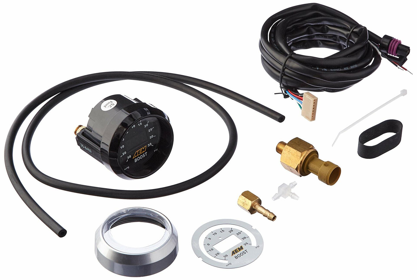 AEM 30-4406 Digital Boost Pressure/Vacuum Gauge 0-35  Psi / 0-30 InHg  52mm LED