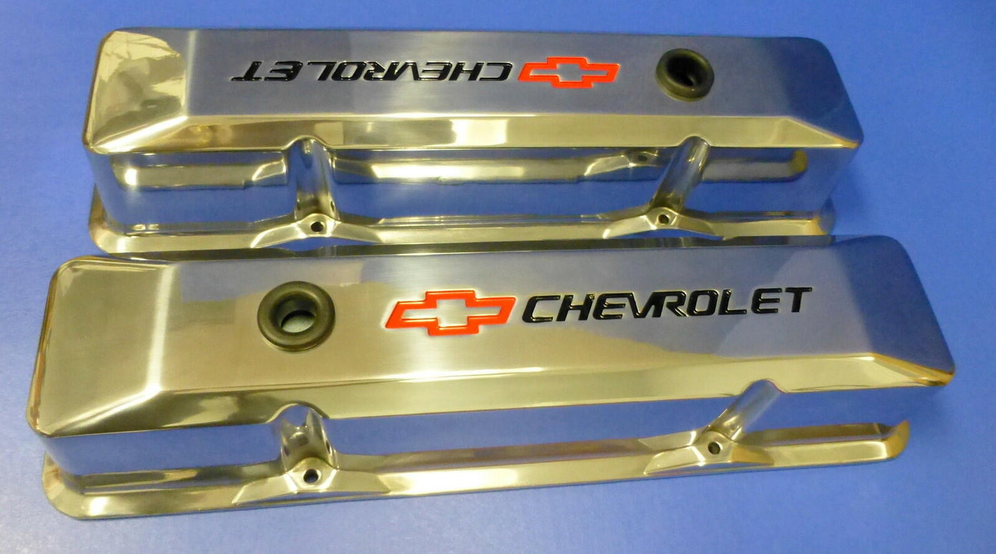 Proform 141-108 Chevy SB Performance Polished  Cast Aluminum Valve Covers