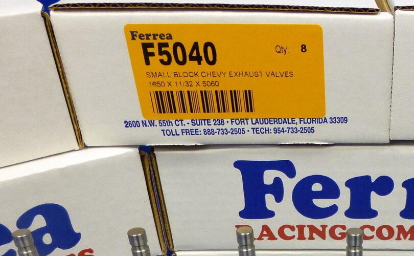 Ferrea 5000  Stainless Valves Ford 351C Cleveland  2 Barrel Set Intake 1.650