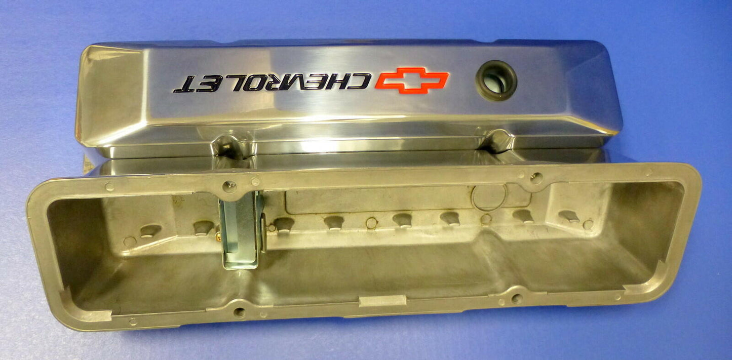 Proform 141-108 Chevy SB Performance Polished  Cast Aluminum Valve Covers