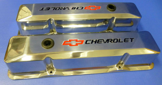 Proform 141-108 Chevy SB Performance Polished  Cast Aluminum Valve Covers