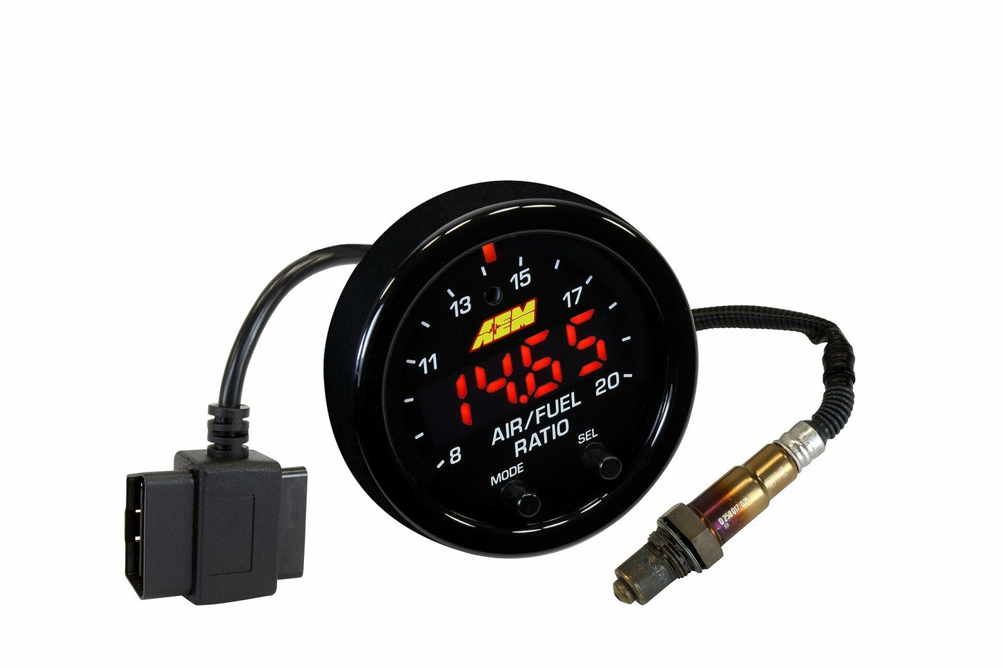AEM 30-0334 X-Series Wideband UEGO AFR Sensor Controller Gauge with OBD2