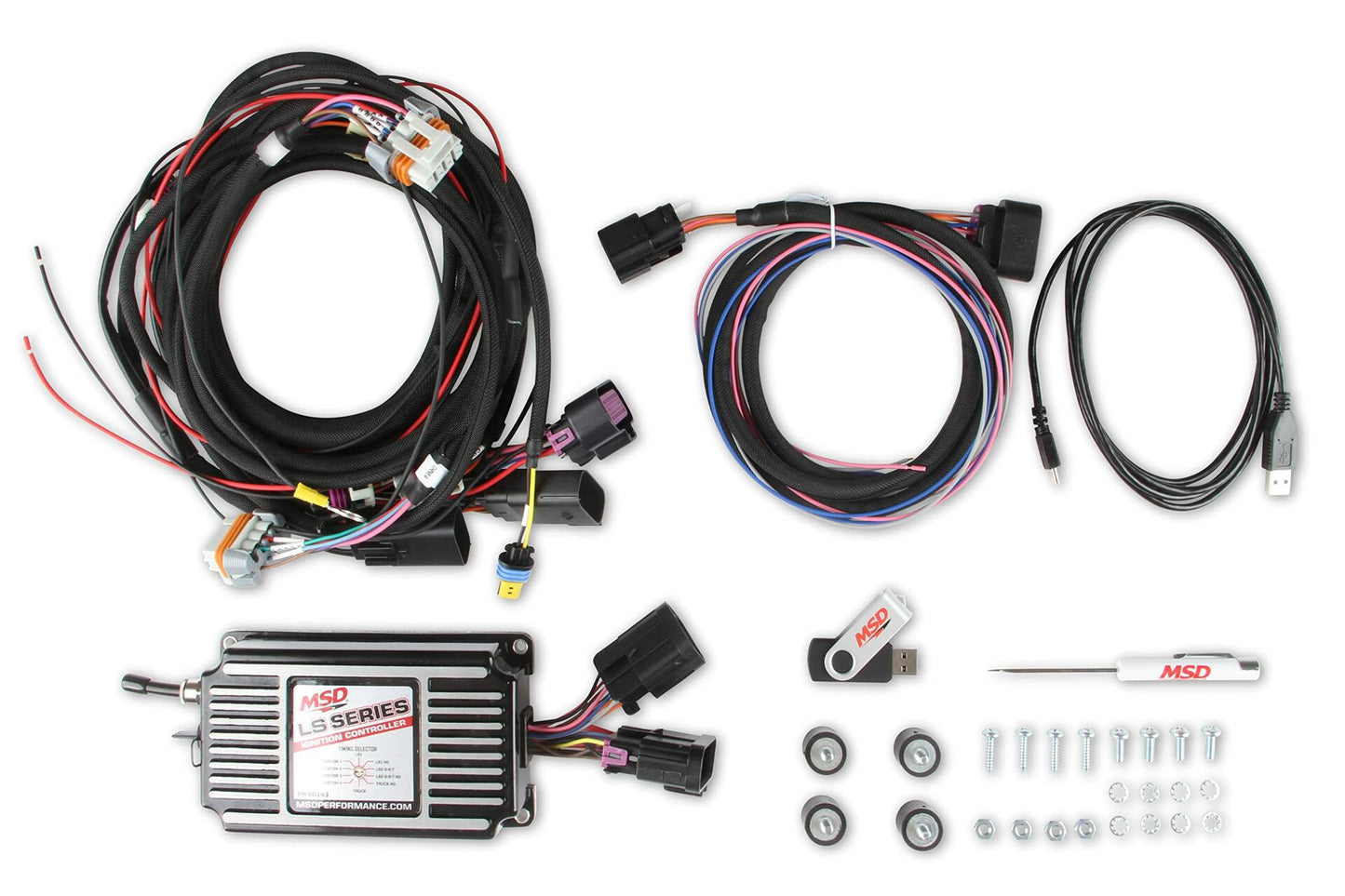 MSD 60143  Digital  Ignition Controller Kit Carbureted Swap GM LS Engines LS1 LS