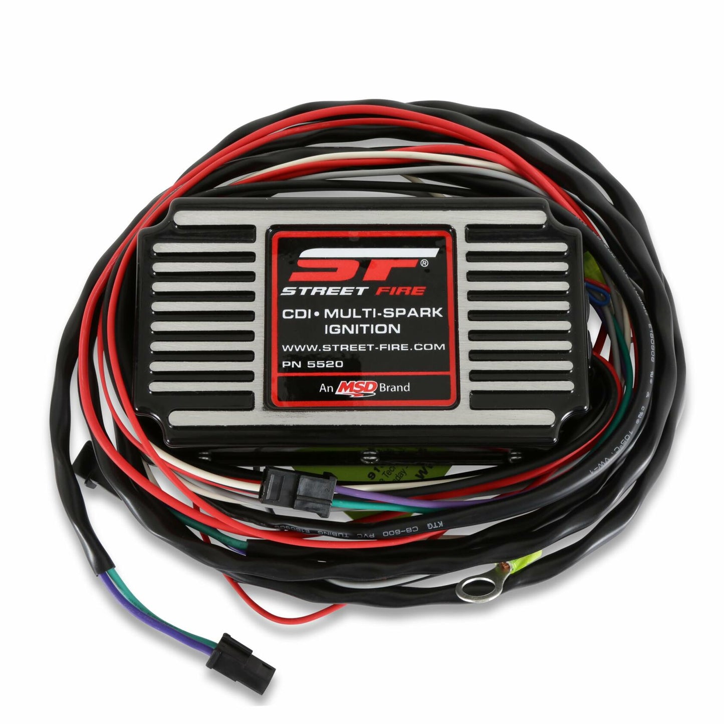 MSD 5520 Street Fire Ignition Control Box , Black. Digital CD with Rev Limiter