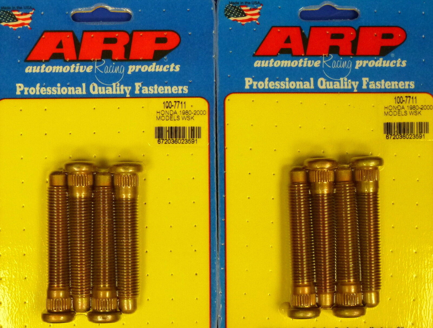 ARP 100-7711 Extended Wheel Stud Kit Honda Civic Integra CRX Accord 12mm 8 pcs