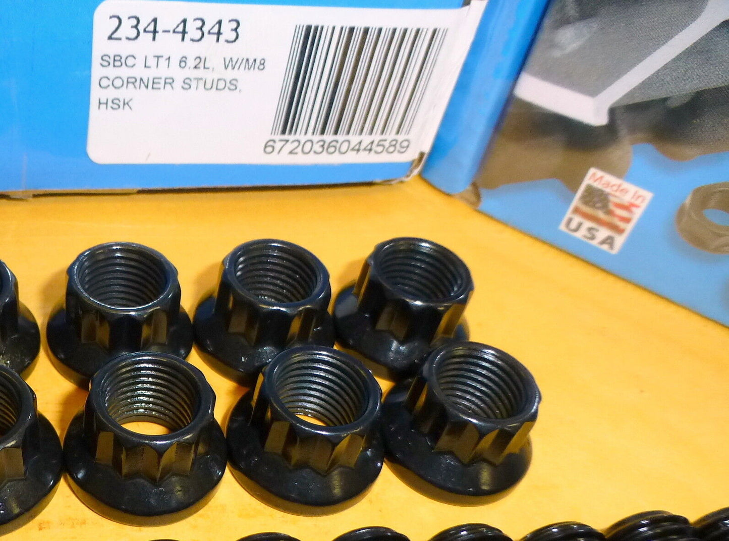 ARP 234-4343 Chevy 6.2L GEN V LT1 LT4 Cylinder Head Stud Kit with M8 Corner Stud